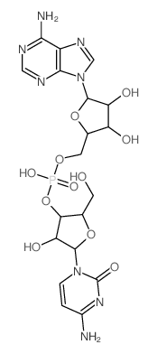 腺苷酰基-(3,’5’)-胞苷 结构式