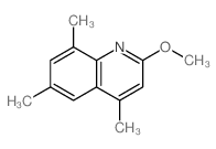 2-甲氧基-4,6,8-三甲基喹啉 结构式