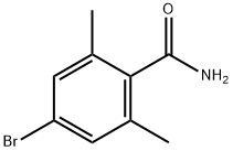 4-溴-2,6-二甲基苯甲酰胺 结构式