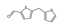 5-(2-噻吩甲基)-2-噻吩甲醛 结构式