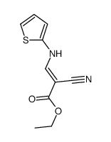 2-氰基-3-(2-噻吩基氨基)丙烯酸乙酯 结构式