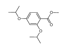 2,4-二异丙氧基苯甲酸甲酯 结构式