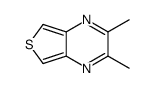 2,3-二甲基噻吩并[3,4-b]吡嗪 结构式