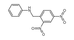 2,4-二硝基-N-苯基苯甲甲胺 结构式
