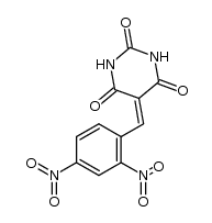 5-[(2,4-二硝基苯基)亚甲基]-2,4,6(1H,3H,5H)-嘧啶三酮 结构式