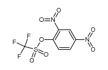 2,4-二硝基苯基三氟甲磺酸酯 结构式