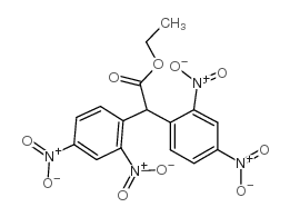 双(2,4-二硝基苯)乙酸乙酯 结构式