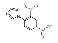 1-(2,4-二硝基苯基)咪唑 结构式