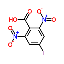 2,6-二硝基-4-碘苯甲酸 结构式
