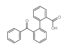 2'-苯甲酰-[1,1'-联苯]-2-羧酸 结构式