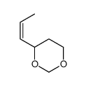 4-(1-丙烯基)-1,3-二氧六环 结构式