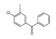4-氯-3-碘二苯甲酮 结构式