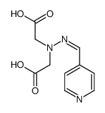 2,2'-[(4-吡啶亚甲基)亚肼基]二乙酸 结构式