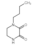 1-丁基-2,3-哌嗪二酮 结构式