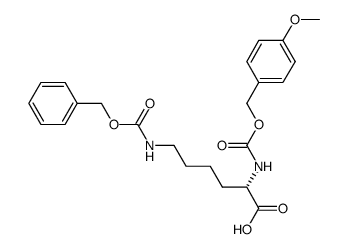 L-Lysine, N2-[[(4-methoxyphenyl)methoxy]carbonyl]-N6-[(phenylmethoxy)carbonyl]- 结构式