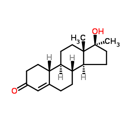 甲基诺龙 结构式