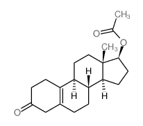 17β-乙酰氧基雌甾-5(10)-烯-3-酮 结构式