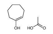 1-环庚烯-1-醇乙酸酯 结构式