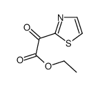 2-氧代-2-(噻唑-2-基)乙酸乙酯 结构式