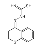 2-(2,3-二氢-4H-1-苯并噻喃-4-亚基)肼硫代甲酰胺 结构式