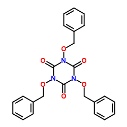 1,3,5-三苄氧基-1,3,5-三嗪烷-2,4,6-三酮 结构式