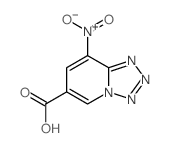 8-硝基四唑并[1,5-A]吡啶-6-羧酸 结构式