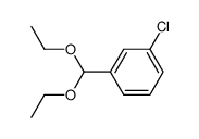 1-氯-3-(二乙氧基甲基)苯 结构式