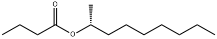 Butanoic acid, (1R)-1-methyloctyl ester 结构式