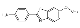 4-(6-甲氧基苯并[D]噻唑-2-基)苯胺 结构式