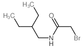 2-溴-N-(2-乙基丁基)乙酰胺 结构式