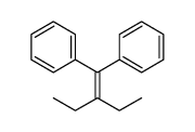 Benzene, 1,1'-(2-ethyl-1-butenylidene)bis- 结构式