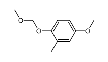 Benzene, 4-methoxy-1-(methoxymethoxy)-2-methyl- 结构式