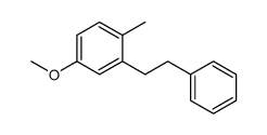 4-甲氧基-1-甲基-2-(2-苯乙基)苯 结构式