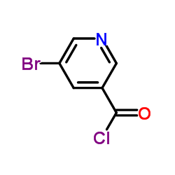 5-溴吡啶-3-羰酰氯 结构式