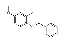 4-甲氧基-2-甲基-1-(苄氧基)苯 结构式