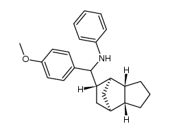 八氢-α-(4-甲氧基苯基)-N-苯基-4,7-亚甲基-1H-茚-5-甲胺 结构式