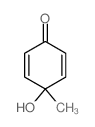 4-羟基-4-甲基-2,5-环己二烯-1-酮 结构式