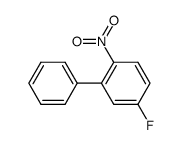5-氟-2-硝基联苯 结构式