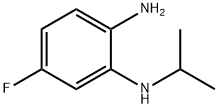 5-氟-1-N-(丙-2-基)苯-1,2-二胺 结构式
