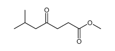 6-甲基-4-氧代庚酸甲酯 结构式