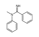 N-甲基-N-苯基苯甲脒 结构式