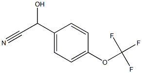 2-羟基-2-(4-(三氟甲氧基)苯基)乙腈 结构式