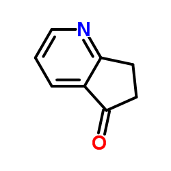 6,7-二氢环戊烷并[b]吡啶-5-酮 结构式