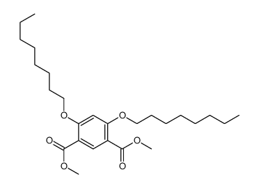 4,6-二(辛氧基)-1,3-苯二甲酸二甲酯 结构式
