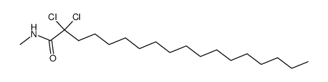 2,2-二氯-N-甲基十八酰胺 结构式