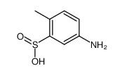 5-氨基-2-甲基苯亚磺酸 结构式