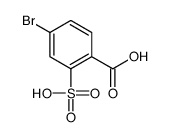 4-溴-2-磺基苯甲酸 结构式