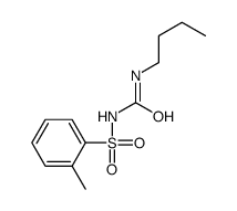 N-[(丁基氨基)羰基]-2-甲基苯磺酰胺 结构式