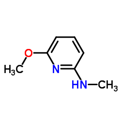 2-甲氧基-6-甲氨基吡啶 结构式