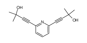 3-Butyn-2-ol, 4,4'-(2,6-pyridinediyl)bis[2-methyl- 结构式